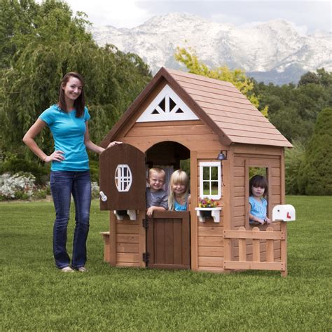 Backyard Discovery Aspen Wooden Cedar Playhouse