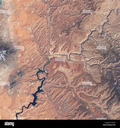 Lake Powell Is A Reservoir On The Colorado River Straddling The