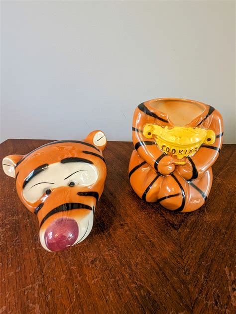1970s Vintage Ceramic Tigger Cookie Jar Disney California Originals Etsy
