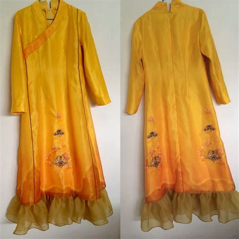 Yellow Organza Dress