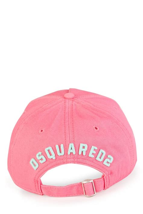 All you need in life is a good, powerful hat. Dsquared Icon Baseball Cap Pink