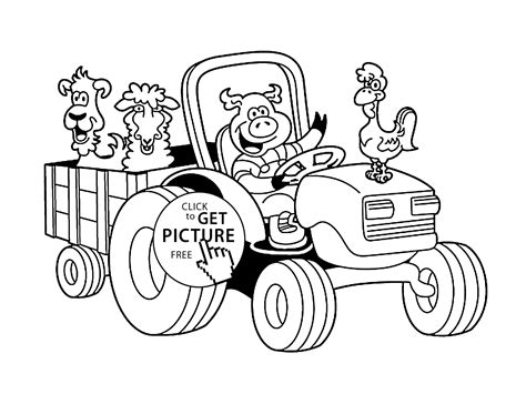 Free Coloring Pages Of Farm Animals Coloring Pages