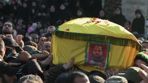 Funeral Of Hezbollah Commander Killed In Israeli Strike