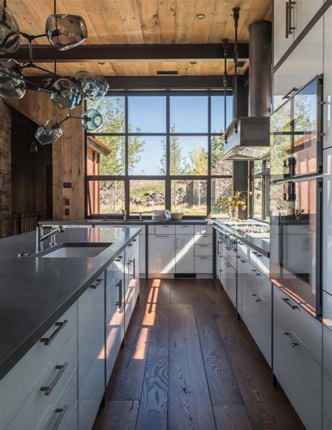 Modern Rustic Homestead Showcases Views Over The Teton Range Home