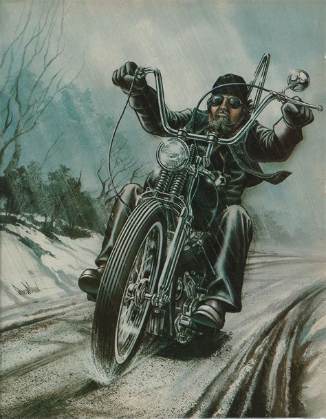 Motorcycle posters motorcycle art bike art futuristic helmet cycle painting david mann art biker love harley davidson logo harley bobber. Fresh David Mann Motorcycle Artwork Check more at https ...
