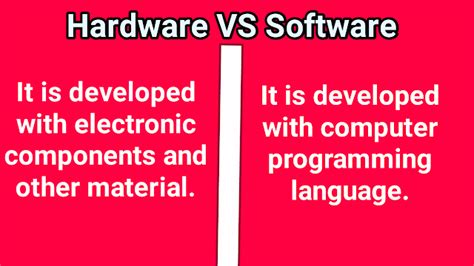 Diff Rence Entre Hardware Et Software Voltimum