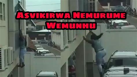 Ajamba Kubva Mufirst Floor Abatwa Ane Murume Wemunhu Youtube