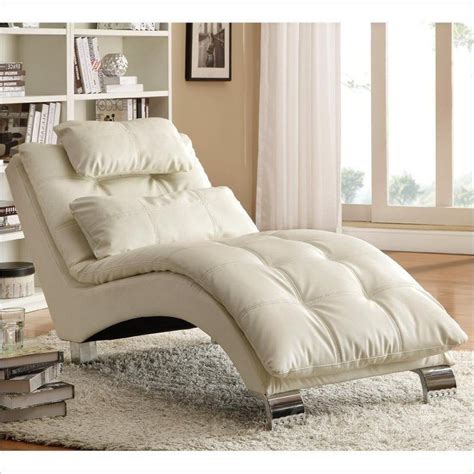 See more ideas about wood lounge chair, diy chair, chair. Chaise Lounge Chair Indoor Cheap Dream Contemporary Cream ...