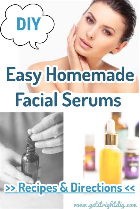 Super Easy Diy Homemade Facial Serums Recipes Facial Serum Recipe