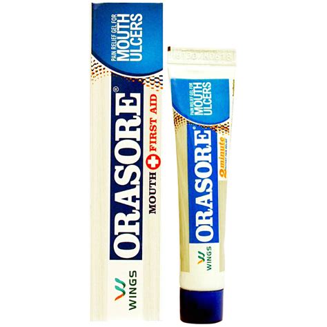 Orasore Mouth Ulcer Relief Gel 10 Gm Price Uses Side Effects