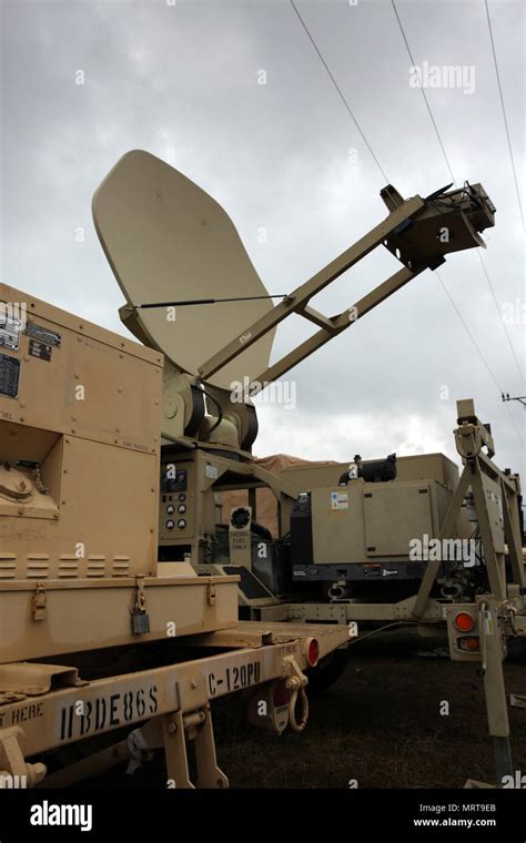 A Satellite Transportable Terminal From The 86th Expeditionary Signal