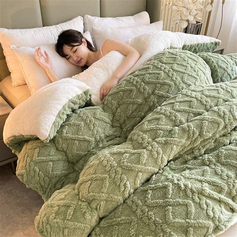 New Super Thick Winter Warm Blanket For Bed Artificial Lamb Cashmere Weighted Blankets Soft