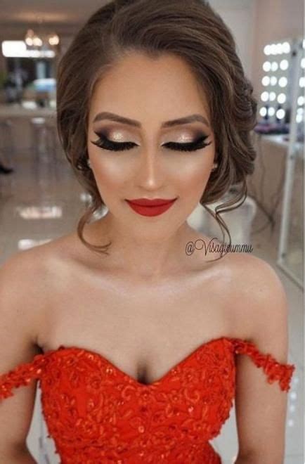 Red Dress Prom Makeup Ideas Atnigeria