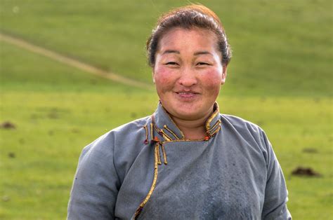 mongolian woman during mongolia women only tour eternal landscapes mongolia