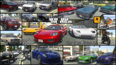 Gta San Andreas Hd Universe Gta Vehicles Mod