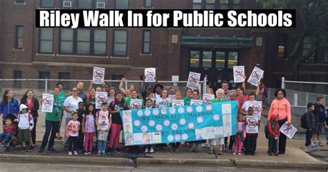 Riley Walks In For Public Education Action Network