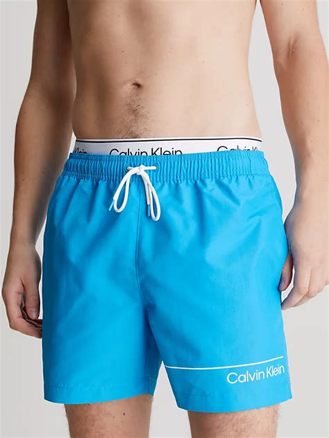 Double Waistband Swim Shorts Calvin Klein® Km0km00957cgy