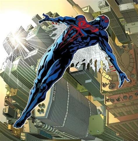 Spider Man 2099 Miguel Ohara Earth 928 Art By Will Sliney