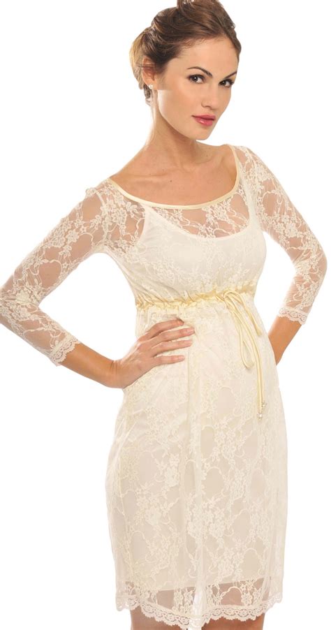 Lace Maternity Dress Dressed Up Girl