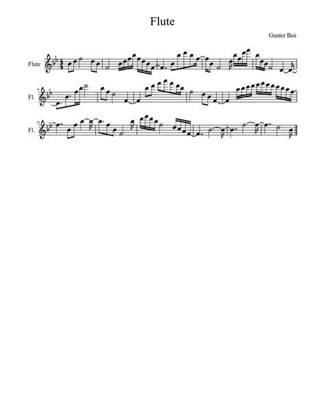 Flute Sheet Music Download Free In Pdf Or Midi