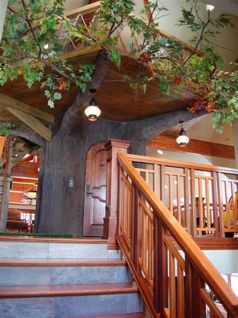 Indoor Treehouse Home Design Ideas Pictures Remodel And