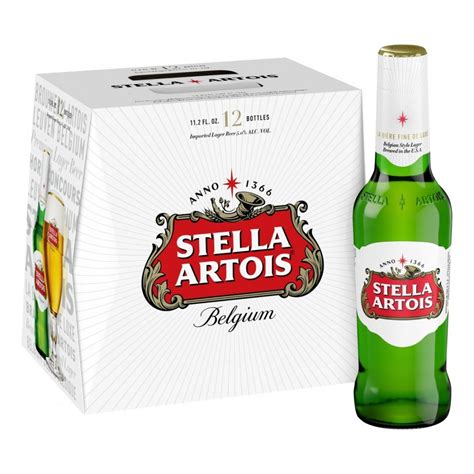 Stella Artois Beer 12ct 112oz Bottles Id Required Garden Grocer