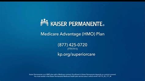 This insurance provider offers coverage for mental and behavioral health services. Kaiser Permanente Medicare Advantage Plan TV Commercial ...