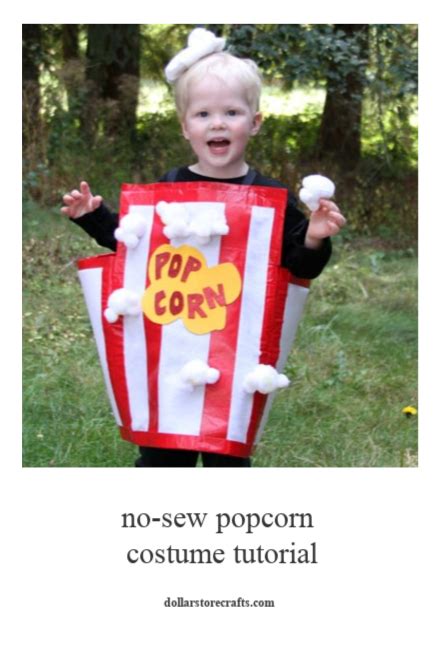 Diy Popcorn Costume Popcorn Costume Halloween Fun