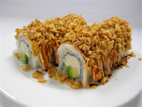Crunchy Dragon Roll Sushi