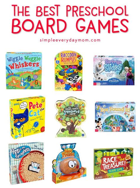 Best Board Games For Preschoolers