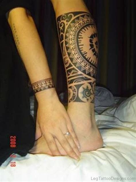 55 Best Tribal Tattoos On Leg
