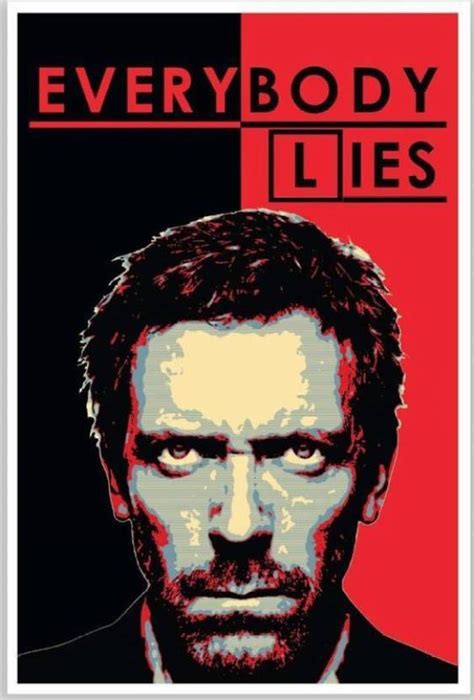 Wall Poster Everybody Lies House Md Tv Series Print Poster On 13x19