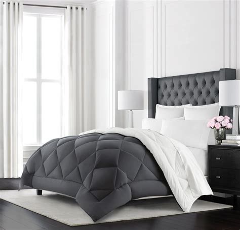Best Heavy Weight Grey Comforter Bedding Cree Home