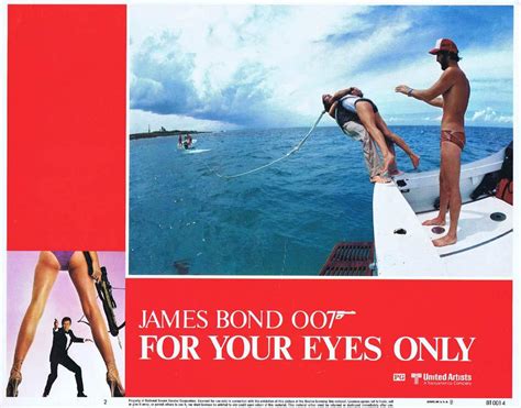 For Your Eyes Only Original Lobby Card 2 Roger Moore James Bond