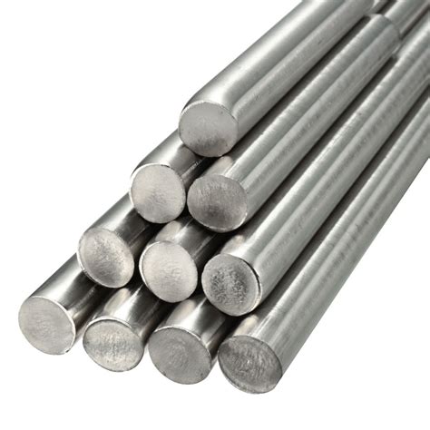 Stainless Steel 304 201 Round Solid Metal Bar Rod Dia 3 14mm Length