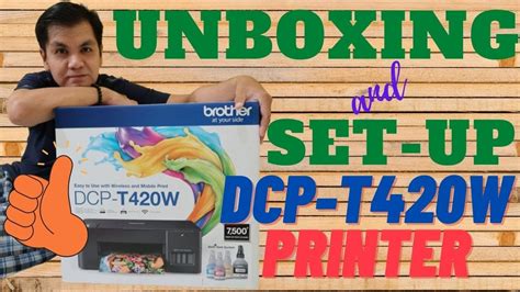 Brother Dcp T420w Printer Unboxing And Setup Panoorin Mo Ito Bago