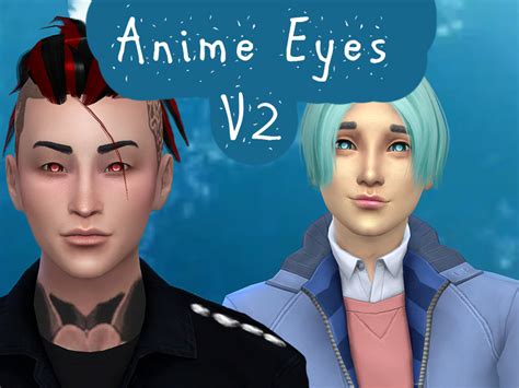 The Sims Resource Anime Eyes V2