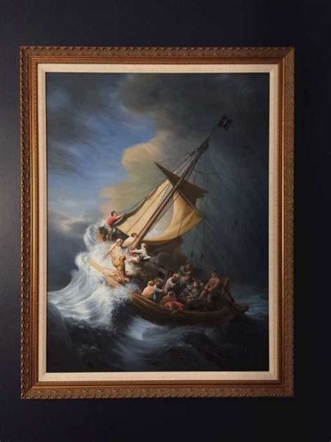 Christ In The Storm On The Sea Of Galilee Rembrandt Van Rijn From