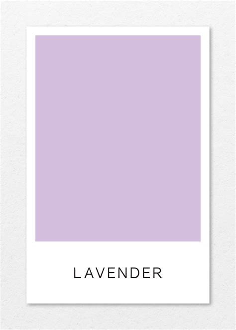 Lavender Color Swatch Purple Color Palette Wedding Bridal