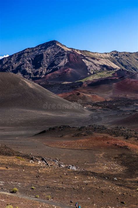 Volcanic Crater At Haleakala National Park On The Island Of Maui
