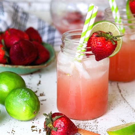 Strawberry Lemonade Vodka Drink Recipe