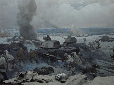 Battle Of Stalingrad Painting