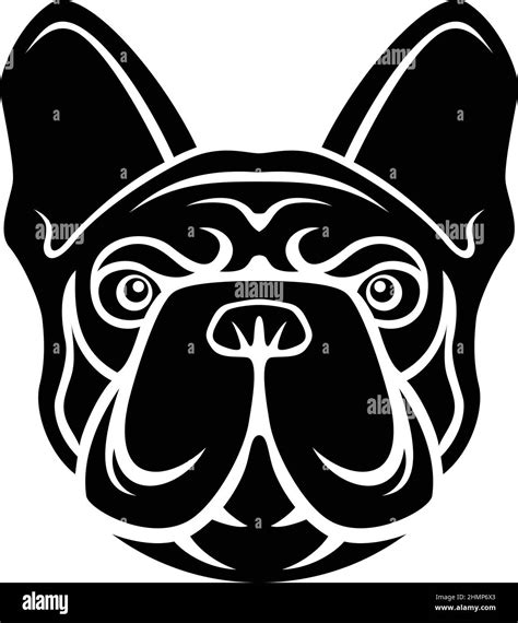 Simple Design Of French Bulldog Logo Stock Vector Image And Art Alamy