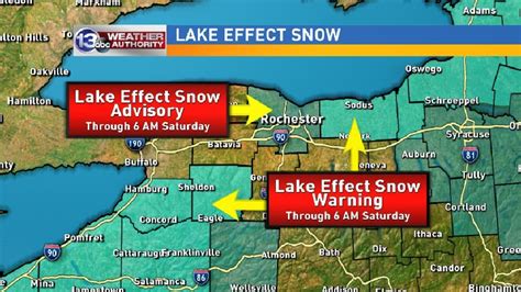Lake Effect Snow Returns To Wny Wham