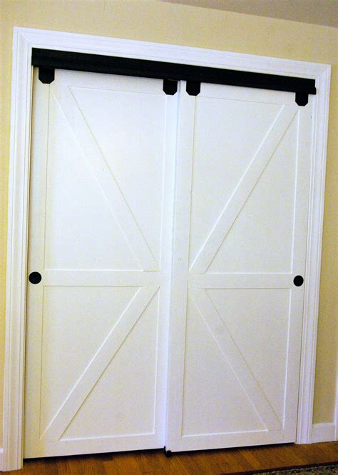 How To Make Double Sliding Barn Doors For A Closet Builders Villa