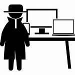 Hacker Criminal Verbrecher Gestolen Crimineel Computers Gratis
