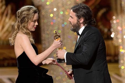 Brie Larson Casey Affleck Oscars Reaction Spoke For Itself