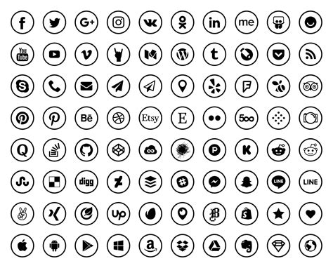 Download Media Icons Computer Sketch Social Free Clipart Hd Hq Png