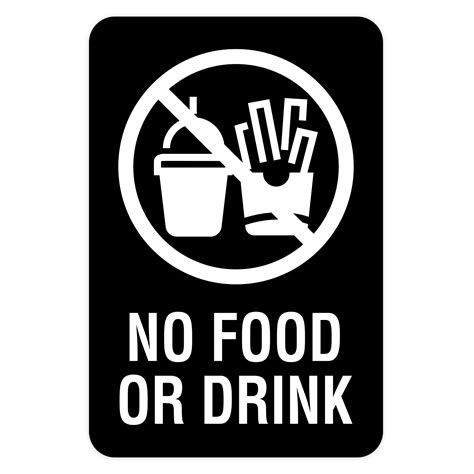 No Food Or Drink American Sign Company