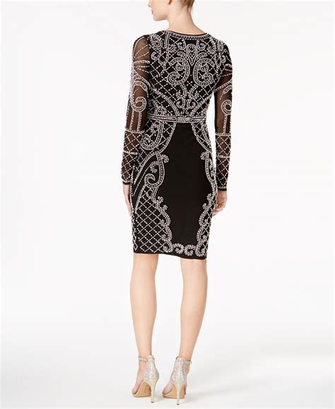 Xscape Beaded Sheath Dress And Reviews Dresses Women Macys